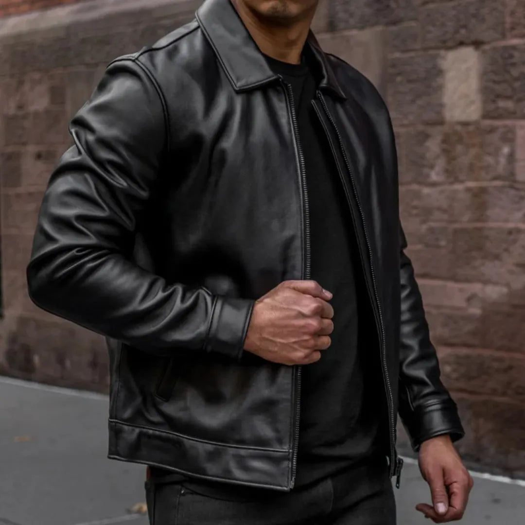 Men's Premium Classic Leather Jacket