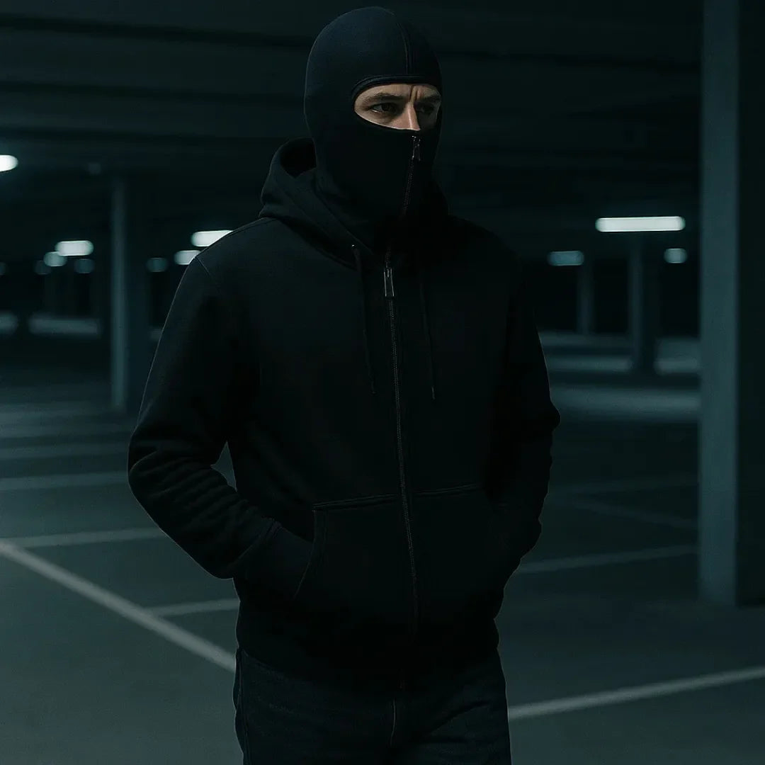 Aura Minimal Smart Hoodie - With Built-in Balaclava